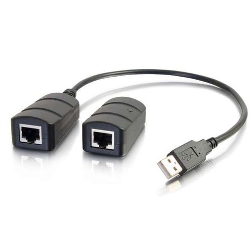 Cables To Go 1-Port USB 2.0 Over Cat5/Cat6 Extender - up to 150ft - 54284