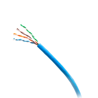 Cables To Go 1000ft (304.8m) TAA-Compliant Cat5e Bulk Unshielded (UTP) Ethernet Network Cable with Stranded Conductors In-Wall CM-Rated - Blue - C2G56030