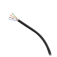Cables To Go 1000ft (304.8m) TAA-Compliant Cat6 Bulk Unshielded (UTP) Ethernet Network Cable with Solid Conductors-Plenum CMP-Rated - Black - C2G56042