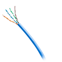 Cables To Go 1000ft (304.8m) TAA-Compliant Cat6 Bulk Unshielded (UTP) Ethernet Network Cable with Solid Conductors-Riser CMR-Rated - Blue - C2G56031