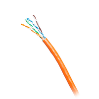 Cables To Go 1000ft (304.8m) TAA-Compliant Cat6 Bulk Unshielded (UTP) Ethernet Network Cable with Solid Conductors-Riser CMR-Rated - Orange - C2G56038