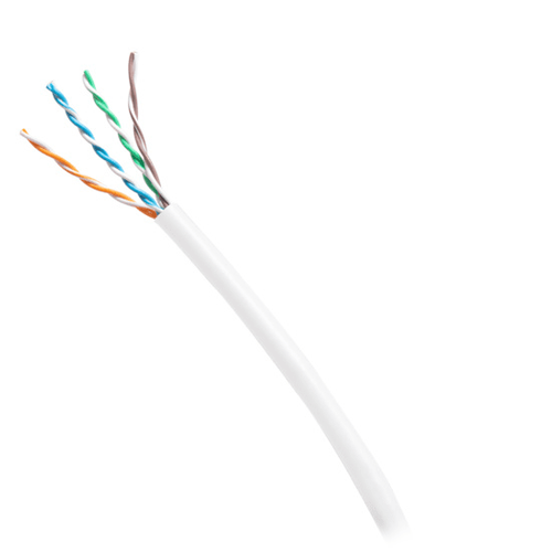 Cables To Go 1000ft (304.8m) TAA-Compliant Cat6 Bulk Unshielded (UTP) Ethernet Network Cable with Solid Conductors-Riser CMR-Rated - White - C2G56034