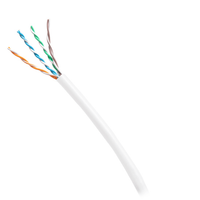 Cables To Go 1000ft (304.8m) TAA-Compliant Cat6 Bulk Unshielded (UTP) Ethernet Network Cable with Solid Conductors-Riser CMR-Rated - White - C2G56034