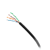 Cables To Go 1000ft (304.8m) TAA-Compliant Cat6a Bulk Unshielded (UTP) Ethernet Network Cable with Solid Conductors-Plenum CMP-Rated - Black - C2G56052