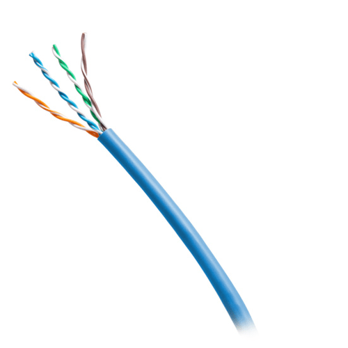 Cables To Go 1000ft (304.8m) TAA-Compliant Cat6a Bulk Unshielded (UTP) Ethernet Network Cable with Solid Conductors-Riser CMR-Rated - Blue - C2G56048
