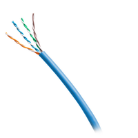 Cables To Go 1000ft (304.8m) TAA-Compliant Cat6a Bulk Unshielded (UTP) Ethernet Network Cable with Solid Conductors-Riser CMR-Rated - Blue - C2G56048