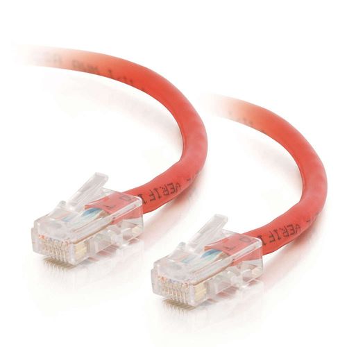 Cables To Go 100ft Cat5e Non-Booted Unshielded (UTP) Network Crossover Patch Cable - Red - 24520