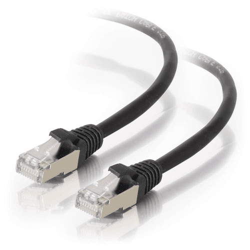 Cables To Go 100ft Cat5e Snagless Shielded STP Ethernet Network Patch Cable - Black - CG28711