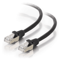 Cables To Go 100ft Cat5e Snagless Shielded STP Ethernet Network Patch Cable - Black - CG28711