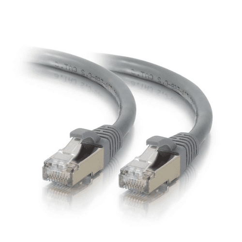 Cables To Go 100ft Cat5e Snagless Shielded STP Ethernet Network Patch Cable - Gray - CG28706
