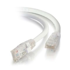 Cables To Go 100ft Cat5e Snagless Unshielded (UTP) Ethernet Network Patch Cable - White - 21472