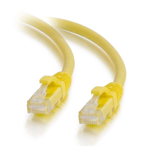 Cables To Go 100ft Cat5e Snagless Unshielded (UTP) Ethernet Network Patch Cable - Yellow - 20579