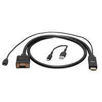 Cables To Go 10ft (3m) HDMI® to VGA Active Video Adapter Cable - 1080p - C2G41473