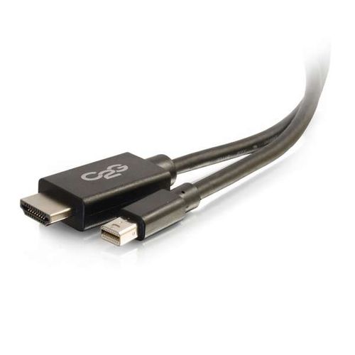Cables To Go 10ft Mini DisplayPort&trade; Male to HD Male Adapter Cable - Black (TAA Compliant) - 54422