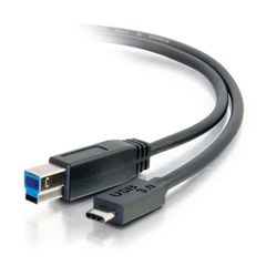 Cables To Go 10ft USB 3.0 (USB 3.1 Gen 1) USB-C to USB-B Cable M/M - Black - 28867