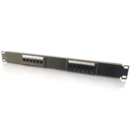 Cables To Go 12-Port Cat5e 110-Type Patch Panel - CG03850