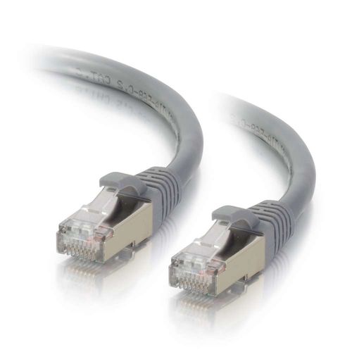 Cables To Go 14ft Cat6a Snagless Shielded (STP) Ethernet Network Patch Cable - Gray - 00649