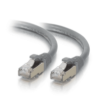 Cables To Go 150ft Cat5e Snagless Shielded STP Ethernet Network Patch Cable - Gray - CG28712
