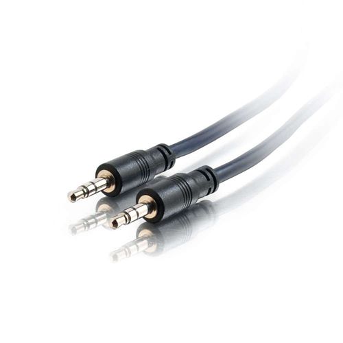 Cables To Go 15ft 3.5mm Stereo Audio Cable with Low Profile Connectors M/M - Plenum CMP-Rated - 40515
