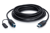 Cables to go 15ft (4.5m) C2G Performance Series USB-A Male to USB-B Male Active Optical Cable (AOC) - 3.2 Gen 2 (10Gbps) Plenum Rated - C2G30084