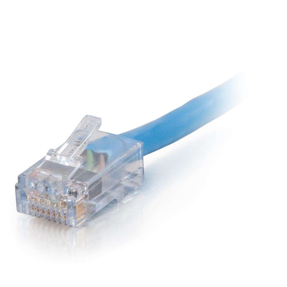 Cables To Go 35 ft Cat6 Non-Booted UTP Unshielded Ethernet Network Patch Cable - Blue - Thumbnail 2