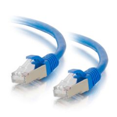 Cables To Go 15ft Cat6a Snagless Shielded (STP) Ethernet Network Patch Cable - Blue - 00684