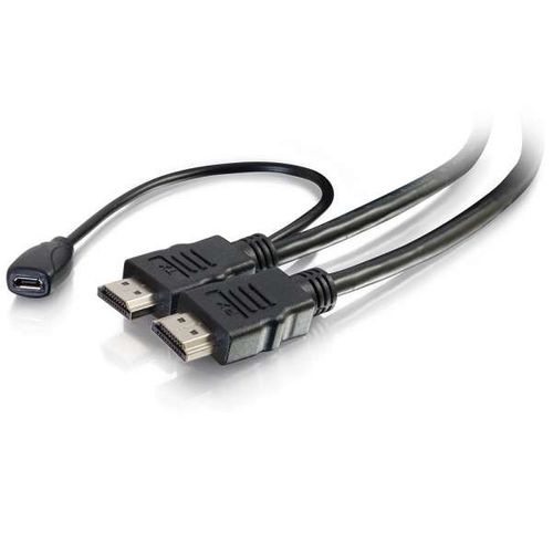 Cables To Go 15ft High Speed HDMI&reg; Cable with Built-In Power Inserter 4K60 - 56792