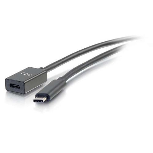 Cables To Go 1ft USB-C to C 3.1 (Gen 2) Male to Female Extension Cable (10Gbps) - 28657