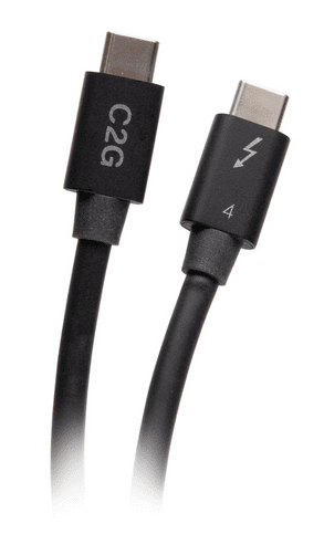 Cables To Go 2.5ft (0.8m) Thunderbolt™ 4 USB-C® Cable (40Gbps) - C2G28886