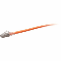 Cables To Go 20ft (6.1m) TAA-Compliant F-Series Cat6a Snagless Shielded (STP) Network Cable - Orange - C2G43931