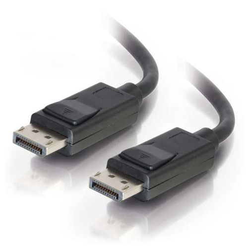Cables To Go 20ft DisplayPort&trade; Cable with Latches 8K UHD M/M - Black - 54424