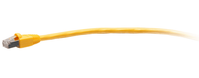 Cables To Go 25ft (7.6m) TAA-Compliant F-Series Cat6 Snagless Shielded (STP) Network Cable - Yellow - C2G43776