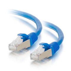 Cables To Go 25ft Cat6 Snagless Shielded (STP) Ethernet Network Patch Cable - Blue - 00805