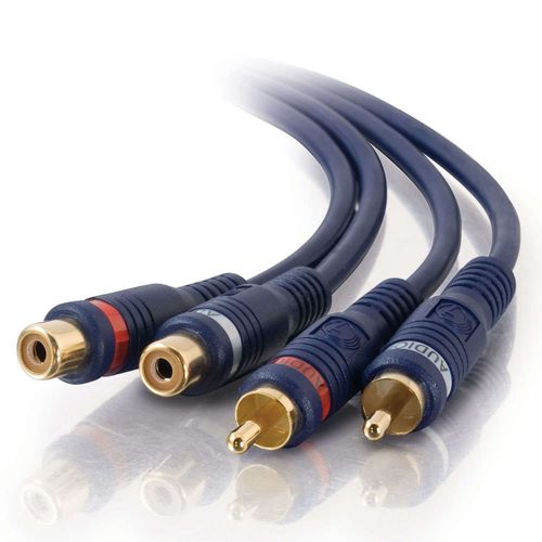 Cables To Go 25ft Velocity™ RCA Stereo Audio Extension Cable - 13042