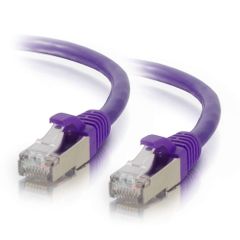 Cables To Go 30ft Cat6 Snagless Shielded (STP)Ethernet Network Patch Cable - Purple - 00912