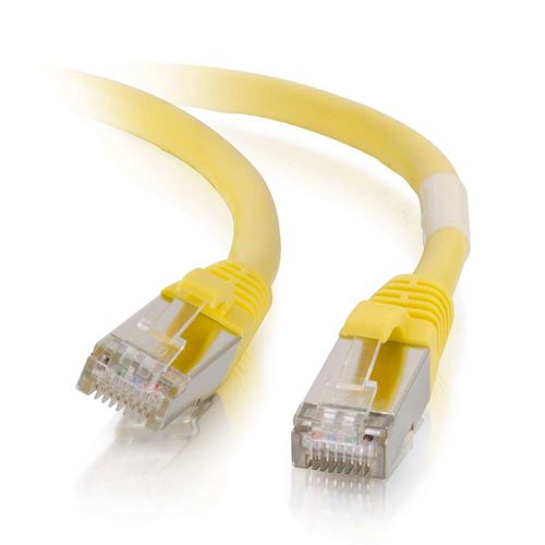 Cables To Go 30ft Cat6 Snagless Shielded (STP)Ethernet Network Patch Cable - Yellow - 00874