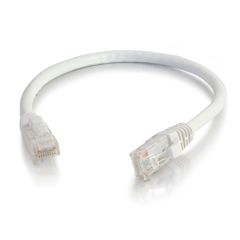 Cables To Go 30ft Cat6 Snagless Unshielded (UTP) Ethernet Network Patch Cable - White - 04042