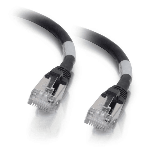 Cables To Go 30ft Cat6a Snagless Shielded STP Ethernet Network Patch Cable - Black - CG00721