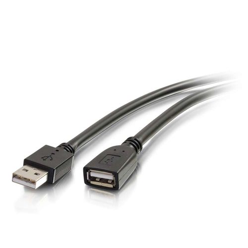 Cables To Go 32ft USB A Male to A Female Active Extension Cable  Plenum, CMP-Rated - 39011