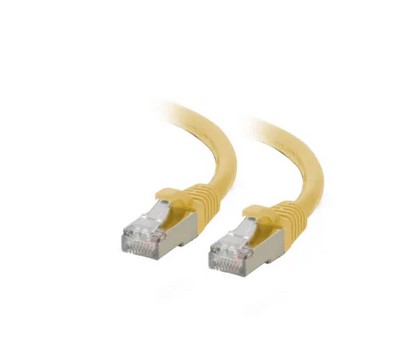 Cables To Go 35ft (10.7m) Cat6A Snagless Shielded (STP) Ethernet Network Patch Cable - Yellow - C2G07382