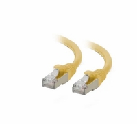 Cables To Go 35ft (10.7m) Cat6A Snagless Shielded (STP) Ethernet Network Patch Cable - Yellow - C2G07382