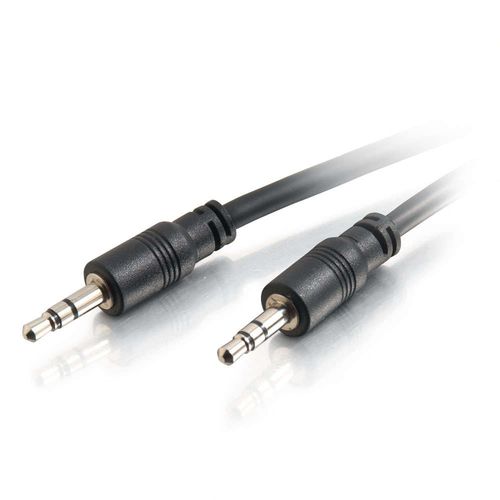 Cables To Go 35ft 3.5mm Stereo Audio Cable With Low Profile Connectors M/M - In-Wall CMG-Rated - 40108