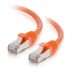 Cables To Go 35ft Cat6 Snagless Shielded (STP)Ethernet Network Patch Cable - Orange - 00896