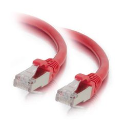 Cables To Go 35ft Cat6 Snagless Shielded (STP) Ethernet Network Patch Cable - Red - 00858