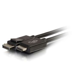Cables To Go 3ft DisplayPort™ Male to HD Male Adapter Cable - Black - 54325