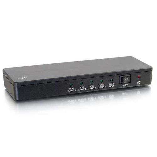 Cables To Go 4-Port HDMI® Splitter - 4K 30Hz (TAA) - 41058