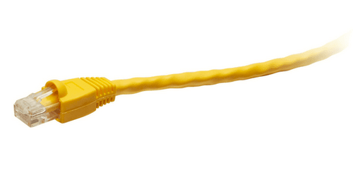 Cables To Go 50ft (15.2m) TAA-Compliant F-Series Cat6 Snagless Unshielded (UTP) Network Cable - Yellow - C2G43524