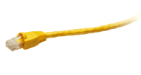 Cables To Go 50ft (15.2m) TAA-Compliant F-Series Cat6 Snagless Unshielded (UTP) Network Cable - Yellow - C2G43524