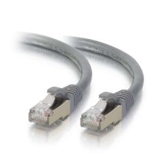 Cables To Go 50ft Cat5e Molded Shielded (STP) Ethernet Network Patch Cable - Gray - 27270