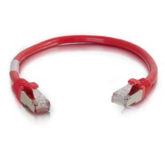 Cables To Go 50ft Cat5e Molded Shielded (STP) Ethernet Network Patch Cable - Red - 27272